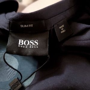 Hugo boss slim fit fark blue t-shirt 💙